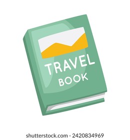 Travel book icon. Vector design