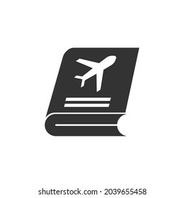 travel book  vector icon illustration sign 