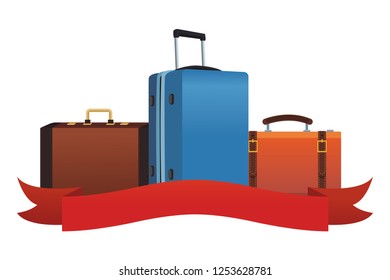 travel briefcase icon