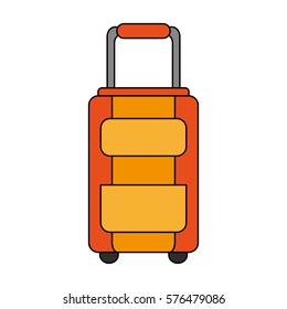travel briefcase icon