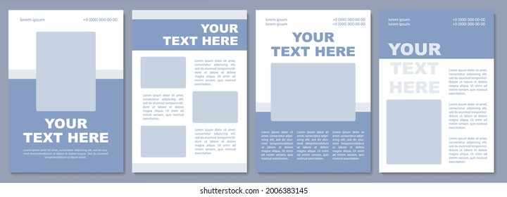 Travel brochure template. Advertising tours, hotels. Flyer, booklet, leaflet print, cover design with copy space. Your text here. Vector layouts for magazines, annual reports, advertising posters