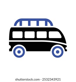 Travel Bus Icon, Vector graphics