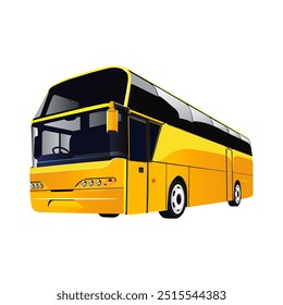 Ícones de ônibus de viagem, transporte de turismo ou serviço de transporte público, emblemas vetoriais. Turismo ou passageiro viagem ônibus ícone para, ônibus de ônibus de cidade ou aeroporto expresso ou ônibus de transporte,