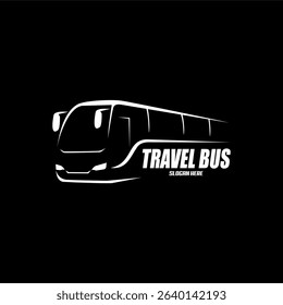 travel bus logo abstract design