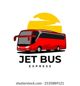 travel bus logo vector illustration