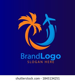 Travel Business Company Logo Vector