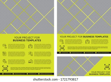 Travel business template. vector templates