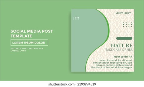 travel business theme social media post template