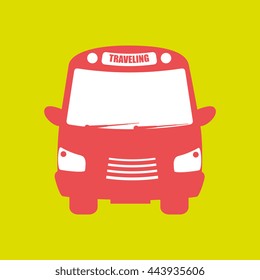 travel by bus design, vector illustration eps10 graphic 