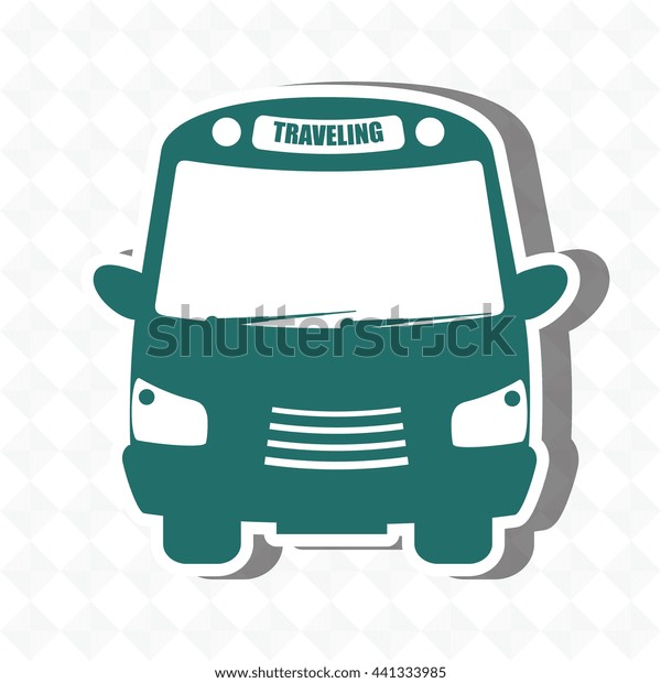 travel\
by bus design, vector illustration eps10 graphic\
