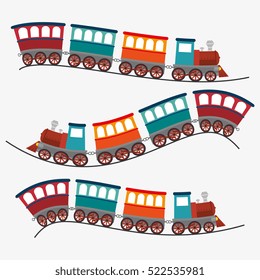 travel by train concept icon