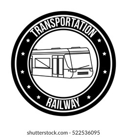 travel by train concept icon