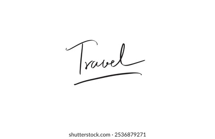 travel calligraphy hand written lettering font text black color vacation holiday happy journey summer winter autumn spring season adventure tour tourism trip backpack relaxation passport plane funny