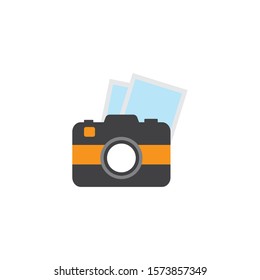 travel camera flat style icon vector illustration design