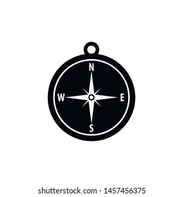 Travel & Camping - Direction Compass Icon symbol for your web site design, logo, app, UI. Vector illustration, EPS10.