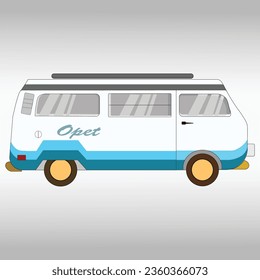 Vector de diseño plano de vagón