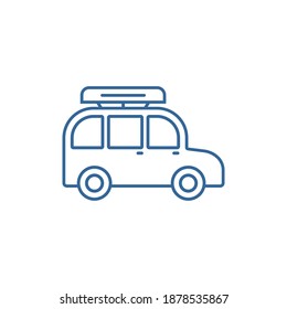 Travel Car logo design vector template, Travel logo design concept, Icon symbol