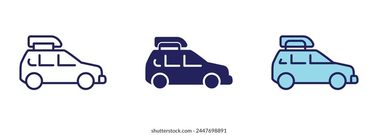 Travel Car Transportation Icon - Navigation Set