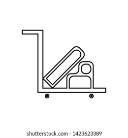 Travel cargo icon. Transportation sign