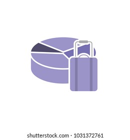 Travel Chart Logo Icon Design