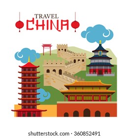 Travel China Landmark, Destination, Attraction, Traditional Culture