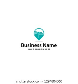 Travel city logo template