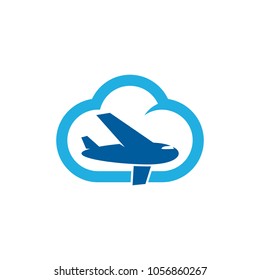 Travel Cloud Logo Icon Design
