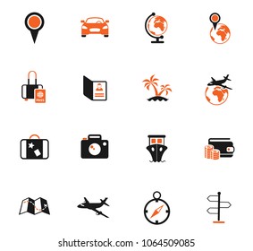travel color vector icons for web and user interface design