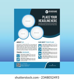 Travel Company Business Flyer Template