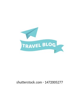 Travel Company Logo. Travel Blog Logo. Template. Design. Vector.