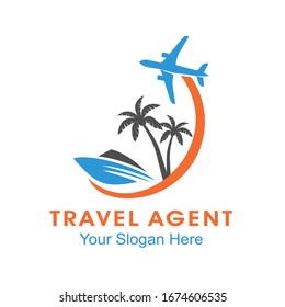 Travel Company Logo Vector Design Stock Vector (Royalty Free ...