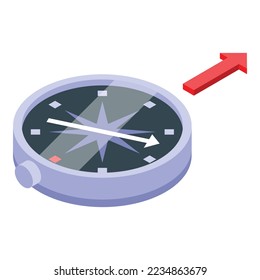 Travel compass icon isometric vector. Globe tourism. Cruise people