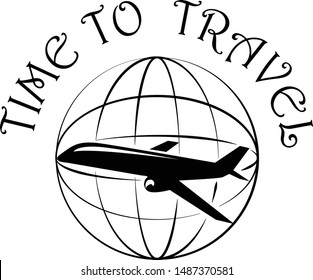 Travel composition with famous world landmarks. Travel and Tourism concept. Vector 
