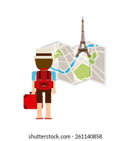 travel concept design, vector illustration eps10 graphic 