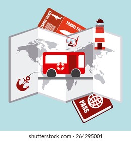 travel concept design, vector illustration eps10 graphic 