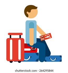 travel concept design, vector illustration eps10 graphic 