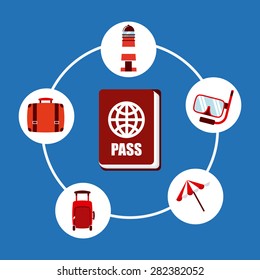 travel concept design, vector illustration eps10 graphic 
