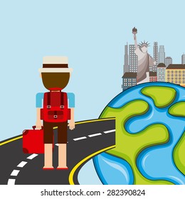 travel concept design, vector illustration eps10 graphic 