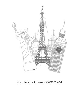 travel concept design, vector illustration eps10 graphic 