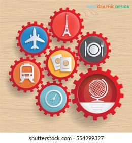 
Travel concept design,vector