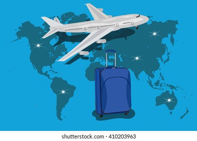 Travel concept in flat style