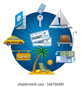 travel concept icon