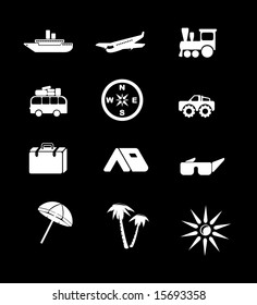 Travel concept icons