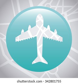 Travel concept with icons design, vector illustration 10 eps graphic