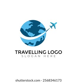 Travel  Creative vector templates abstract typography colorful letter logo design