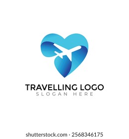 Travel  Creative vector templates abstract typography colorful letter logo design