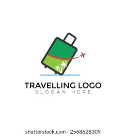 Travel  Creative vector templates abstract typography colorful logo design