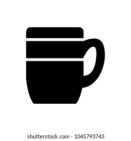 travel cup icon vector template 