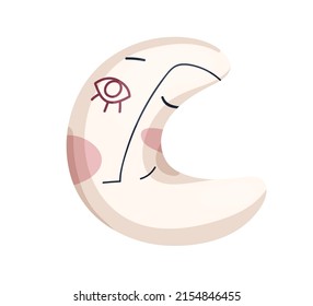 Travel cushion design for neck support, sleeping, resting. Modern trendy soft comfy tourists semi-round pillow of crescent, half moon shape. Flat vector illustration isolated on white background.