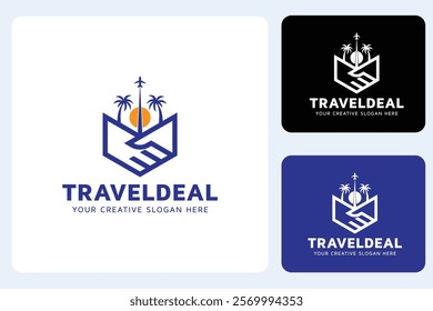 Travel Deal Logo Design Template